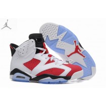 Mens Air Jordan 6 Retro White Carmine Black Cheap For Sale