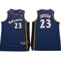 Michael Jordan Wizards Throwback NBA Jerseys Blue For Cheap