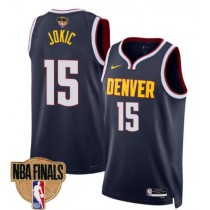 Nikola Jokic 15 Denver Nuggets Final Champions 2023 Swingman Jersey - Black