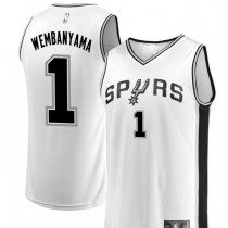 San Antonio Spurs Fanatics Branded Youth Fast Break Replica Custom Jersey - Association Edition - White