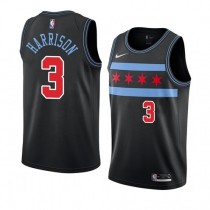 Shaquille Harrison Bulls Black NBA Jerseys City For Cheap Sale