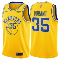 Warriors Kevin Durant Hardwood Classic Jersey Gold Cheap For Sale