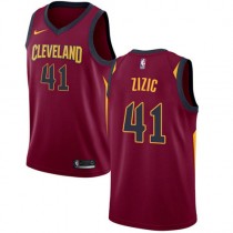 Wholesale Ante Zizic Cavaliers Swingman Maroon NBA Jerseys