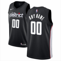 Wholesale Custom Wizards Black NBA Jerseys City Edition Online