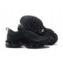 Wholesale Nike Air Max 97 Plus TN All Black Running Shoes Online