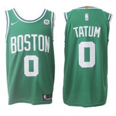 Nike NBA Boston Celtics 0 Jayson Tatum Jersey Green