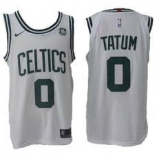 Nike NBA Boston Celtics 0 Jayson Tatum Jersey White
