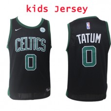 Nike NBA Kids Boston Celtics #0 Jayson Tatum Jersey Black
