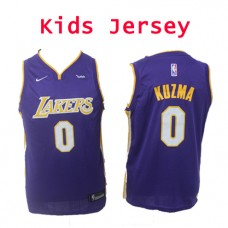 Nike NBA Kids Los Angeles Lakers #0 Kyle Kuzma Jersey Purple