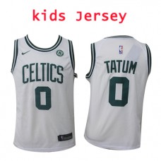 Nike NBA Kids Boston Celtics #0 Jayson Tatum Jersey White