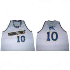 Manute Bol GS Warriors Vintage Home Jersey White Cheap For Sale