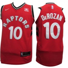 Nike NBA Toronto Raptors 10 DeMar DeRozan Jersey Red Authentic Statement Edition