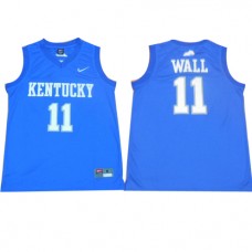 Nike NCAA Kentucky 11 John Wall Jersey Blue Hardwood Classics