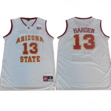 Nike NCAA Arizona 13 James Harden Jersey White Hardwood Classics