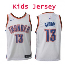 Nike NBA Kids Oklahoma City Thunder #13 Paul George Jersey White