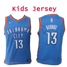 Nike NBA Kids Oklahoma City Thunder #13 Paul George Jersey Blue
