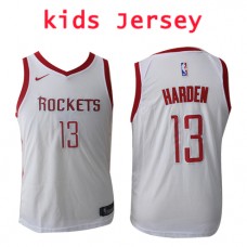 Nike NBA Kids Houston Rockets #13 James Harden Jersey White