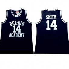 Bel-Air Academy 14 Smith Black Stitched Basketball Jersey