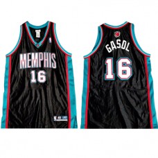Pau Gasol Grizzlies Throwback Black NBA Jersey For Cheap Sale