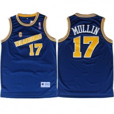 Best Retro NBA Warriors Jerseys Chris Mullin #17 Blue For Sale
