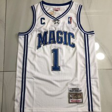 #1 Mcgrady Magic authentic jersey white