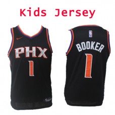 Nike NBA Kids Phoenix Suns #1 Devin Booker Jersey Black