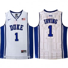 Nike NCAA Duke 1 Kyrie Irving Jersey White Hardwood Classics
