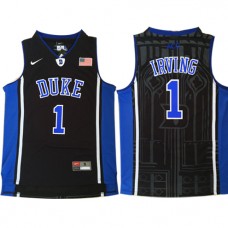 Nike NCAA Duke 1 Kyrie Irving Jersey Black Hardwood Classics