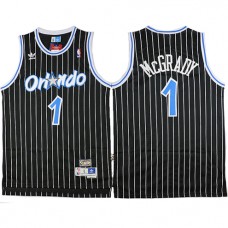 NBA Orlando Magic 1 Tracy McGrady Throwback Jersey Black Swingman Hardwood Classics