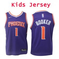 Nike NBA Kids Phoenix Suns #1 Devin Booker Jersey Purple