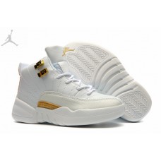 2016 New Air Jordans 12 Retro OVO White Kids Cheap For Sale