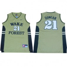 Nike NCAA WakeForest 21 Tim Duncan Jersey Hardwood Classics