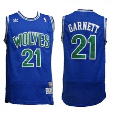 Cheap Kevin Garnett Timberwolves Throwback Jersey Blue With Green