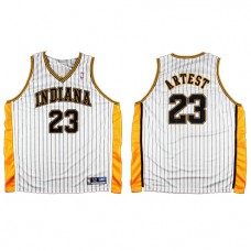 Ron Artest Pacers Throwback NBA Jersey White Cheap For Sale