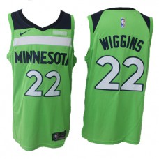 Nike NBA Minnesota Timberwolves 22 Andrew Wiggins Jersey Green Swingman