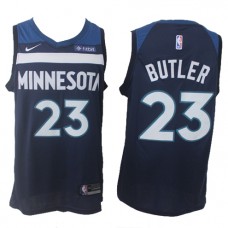 Nike NBA Minnesota Timberwolves 23 Jimmy Butler Jersey Navy Blue Swingman