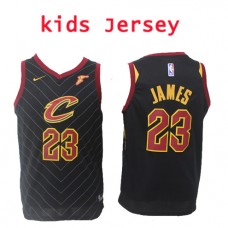Nike NBA Kids Cleveland Cavaliers #23 LeBron James Jersey Black