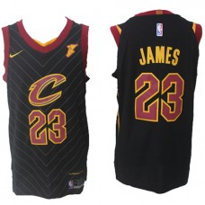 Nike NBA Cleveland Cavaliers 23 LeBron James Jersey Black