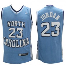 Nike NCAA North Carolina 23 Michael Jordan Jersey Blue Hardwood Classics