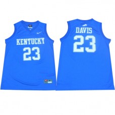 Nike NCAA Kentucky 23 Anthony Davis Jersey Blue Hardwood Classics