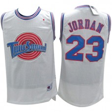 Space Jam Tune Squad 6 Michael Jordan White Stitched Basketball Jersey