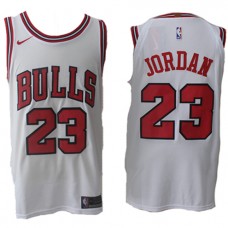 Nike NBA Chicago Bulls 23 Michael Jordan Jersey White
