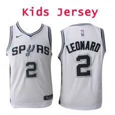 Nike NBA Kids San Antonio Spurs #2 Kawhi Leonard Jersey White
