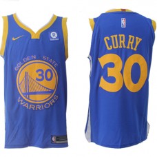 Nike NBA Golden State Warriors 30 Stephen Curry Jersey Blue