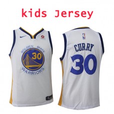 Nike NBA Kids Golden State Warriors #30 Stephen Curry Jersey White