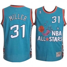 Nike NBA Indiana Pacers 31 Reggie Miller 1996 All Star Jersey Green Throwback