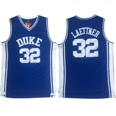 Nike NCAA Duke 32 Christian Donald Laettner Jersey Blue Hardwood Classics