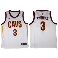 Nike NBA Cleveland Cavaliers 3 Isaiah Thomas Jersey White Swingman
