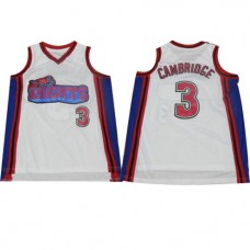 Like Mike Movie Los Angeles Knights 3 Calvin Cambridge White Stitched Basketball Jersey
