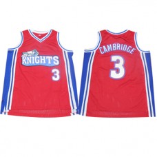 Like Mike Movie Los Angeles Knights 3 Calvin Cambridge Red Stitched Basketball Jersey